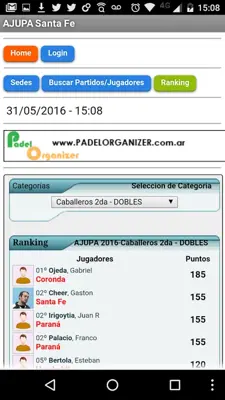 A.P.A. Torneos Oficiales android App screenshot 0