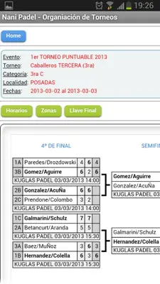 A.P.A. Torneos Oficiales android App screenshot 2